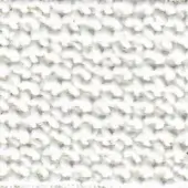 White woven fabric texture with horizontal ribs, displaying a nubby surface and subtle tonal variations for depth and a plush appearance.