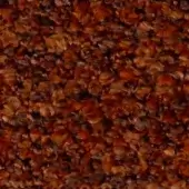 Granular composite texture, reddish-brown and tan tones, densely packed irregular elements with fibrous structure and uneven surface.