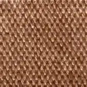 Brown woven fabric texture displaying a dense grid pattern with visible fibers and a matte finish, creating a nubby surface.