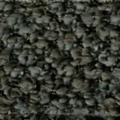 Irregular fabric texture with rounded forms in muted gray, brown, and beige tones, displaying a densely packed, layered, and uneven surface.
