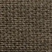 Brown woven fabric texture with horizontal banding, displaying beige and gray thread variations within a coarse, irregular fiber composition.