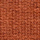Terracotta fabric texture displays a dense, uniform weave with horizontal and vertical threads, exhibiting subtle tonal variations throughout the material.
