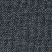 Dark gray woven fabric with a dense, granular texture and matte finish; consistent grid pattern creates a subtly mottled visual effect.