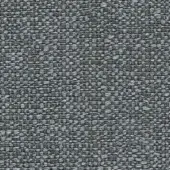 Woven gray fabric texture with repeating irregular shapes, subtle tonal variations, and a rough surface pile; label reads "swan > fabric (f) > f 950 31."