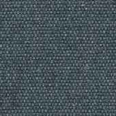 Dark gray woven fabric sample with a heathered texture and rectilinear grid pattern, displaying a white label reading “swan > fabric (f) > f 952.”