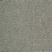 Woven fabric texture, muted gray, repeating circular pattern with heathered tonal variations and visible brand text “swan > fabric (f) > f 952 28”.