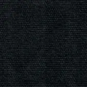 Dark gray woven fabric texture with horizontal ribbing, dense matte finish, and a uniform appearance; label reads "swan > fabric (f) > f 964."