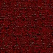 Crimson fabric texture with granular pattern, displaying tonal variations and a speckled appearance, studio lighting, label reads “swan > fabric (f) > f 968”.