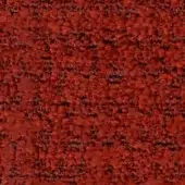 Reddish-brown fabric swatch displaying a dense, granular texture with irregular shapes and subtle tonal variations; label reads "swan > fabric (f) > f 968".