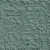 Dusty teal fabric swatch with granular texture, displaying subtle horizontal striations and a speckled surface; labeled “swan > fabric (f) > f 968 37”.