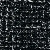 Black and white swan pattern with repeating stylized bird shapes in horizontal rows, creating a dense, textured fabric-like composition.