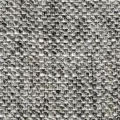 Gray woven fabric texture displays a dense, heathered pattern with horizontal and vertical threads, exhibiting a matte finish and nubby surface.