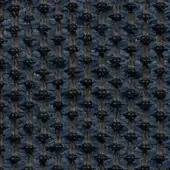 Indigo woven fabric displaying a geometric diamond pattern with tan threads, dense texture, and visible knots; label reads “swan > fabric (g) > g 461”.