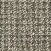 Woven fabric texture, muted gray and beige heathered tones, tight irregular weave with raised nubby surface and visible fiber detail.