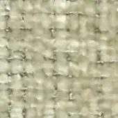 Beige and cream textile sample with a grid of raised squares, defined by dark vertical lines, exhibiting a soft, quilted fabric texture.