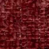 Burgundy fabric swatch with a grid pattern, woven texture, and mottled coloration displaying a distressed, aged aesthetic; label reads “swan > fabric (g) > g 469.”