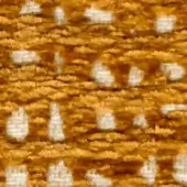 Woven fabric texture, golden-brown with irregular off-white swan motifs, featuring a ridged linear pattern and slightly raised surface.