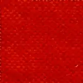 Red fabric texture sample with granular surface, vertical dot pattern, and imprinted code “swan > fabric (h) > h 433 29”, matte finish.