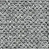 Gray woven fabric texture with repeating knotted pattern, dense matte finish, and subtle tonal variations; sample labeled “swan > fabric (h) > h 453”.