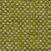 Olive green and off-white woven fabric swatch displaying a grid pattern with square motifs and a matte finish, labeled “swan > fabric (h) > h 453”.