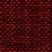 Burgundy woven fabric texture with a dense, looped pile and irregular nubby fibers, displaying a matte finish and mottled tonal variations.