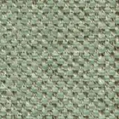 Pale green fabric swatch with a dense, square-motif weave and speckled beige accents; label reads “swan > fabric (h) > h 453 27”.