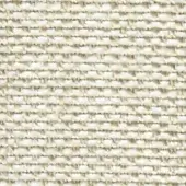 Woven fabric swatch, off-white and beige, displays a rigid grid pattern with defined horizontal and vertical threads; product code "swan > fabric (h) > h 453".