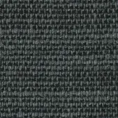 Dark gray woven fabric with a grid pattern, dense texture, and subtle tonal variations; studio lighting highlights yarn details.