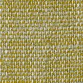Woven fabric sample with horizontal stripes in mustard yellow and light gray, dense texture, matte finish, label reads “swan > fabric (h) > h 619.”