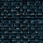 Teal woven fabric texture with speckled gray and white threads, exhibiting a tight, irregular nubby weave and matte finish; product code h 629.