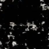 Abstract composition of white, gray, and black with horizontal brownish-gray forms and faint text “swan > fabric (h) > h 633”.