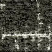 Grayscale tweed fabric swatch with horizontal stripe, nubby texture, and integrated text reading “swan > fabric (h) > h 633 21”.