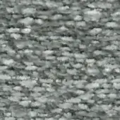 Monochromatic texture with rounded forms in gray and white tones, featuring subtle linear elements and an organic, uneven surface; textile sample.