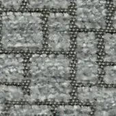 Gray grid texture with square pebble-like blocks and dark joints, featuring handwritten text “swan > fabric (h) > h 639”.