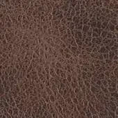Aged brown leather texture displaying irregular cracks and fissures, with a muted earthy tone and matte finish, creating a weathered, organic pattern.