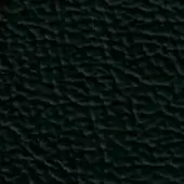 Black textured material sample displaying an irregular, jagged pattern with subtle tonal variations and faint text “swan > leather (pf) > pf a 612”.