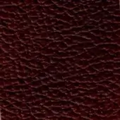 Burgundy leather texture sample with dense, crinkled pattern and matte finish; granular appearance shows tonal variations and pronounced depth.