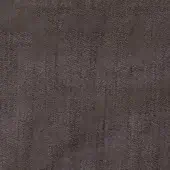 Formitalia Cloud fabric sample, muted brown, dense weave texture with short pile and subtle vertical striation, matte finish.