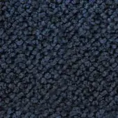 Blue looped pile fabric texture with dense, coiled loops and subtle color variations, exhibiting a plush, tactile surface.