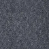 Charcoal gray textured fabric with a dense, looped weave and speckled tonal variations, displaying a granular surface quality and subtle irregularities.
