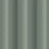 Corrugated metal surface, grayish-green tone, repeating vertical ridges create a linear pattern with a matte, granular texture and diffused lighting.