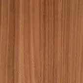 Noce walnut wood texture displaying vertical grain, warm brown tones, and a smooth, subtle sheen for furniture or interior design.