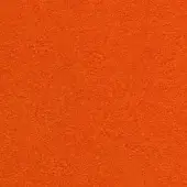 Orange felt texture with granular surface and subtle saturation variations, displaying a warm terracotta tone under diffused, even lighting.