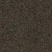 Textured fabric sample in muted gray-brown, displaying a dense looped pile and tonal variations with beige highlights; resembles Kvadrat Divina Melange.