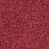Red cut-pile fabric texture with a dense, looped surface and subtle tonal variations; overlaid text identifies manufacturer Kvadrat, product 0653.