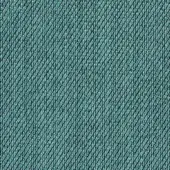 Kvadrat Steelcut Trio textile, teal-gray woven fabric, diamond pattern with raised cylindrical texture and dark grid structure.