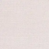 Kvadrat Steelcut Trio textile sample, blush pink and off-white woven fabric, dense looped pile texture with printed identification.