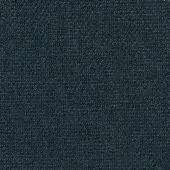 Kvadrat Steelcut Trio fabric, dark blue-gray, dense circular texture, matte finish, woven construction, uniform surface, Horm collection.