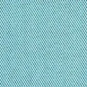 Seamless turquoise texture with repeating circular elements connected by teal lines, creating a woven mesh pattern and neutral visual surface.