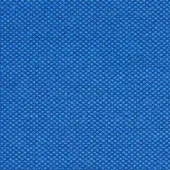 Kvadrat Steelcut Trio fabric texture, blue woven material, dense repeating circular pattern, Horm collection sample.